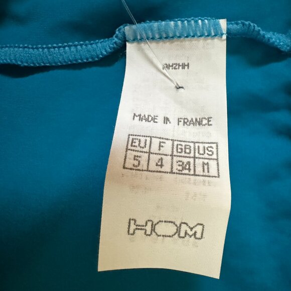 NWT HOM Vibrant Blue Stretch Swim Shorts in Men's Medium - Picture 8 of 10